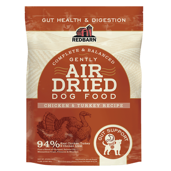 Air Dried Chicken & Turkey Gut Health Recipe 2lb Bag - SKU 120037