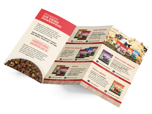 Air Dried Dog Food Brochure - SKU SMKADDFB