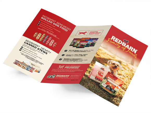 Dog Food Consumer Trifold Brochure - SKU SMKDFB