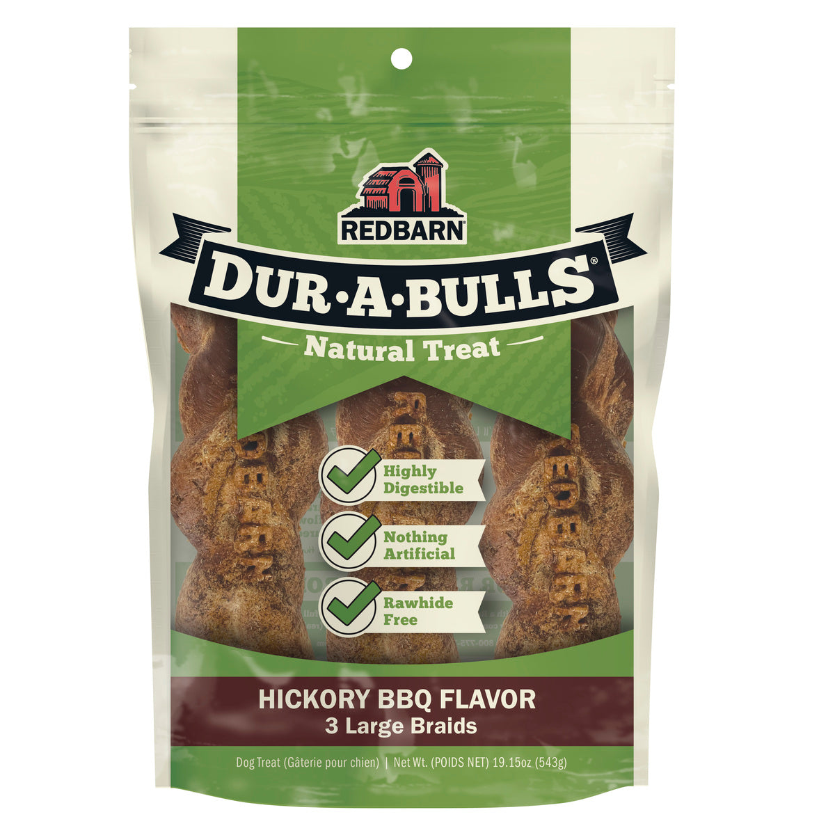 Bull Two Braids Dur-A-Bulls Braid Large 3pk – Sales Team Samples