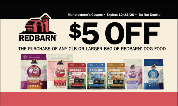 Coupon Pad - $5 off any purchase of 2, 4 and 22lb bags - SKU SMKCP5O