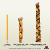 Sizes of Redbarn Puffed Collagen Braid