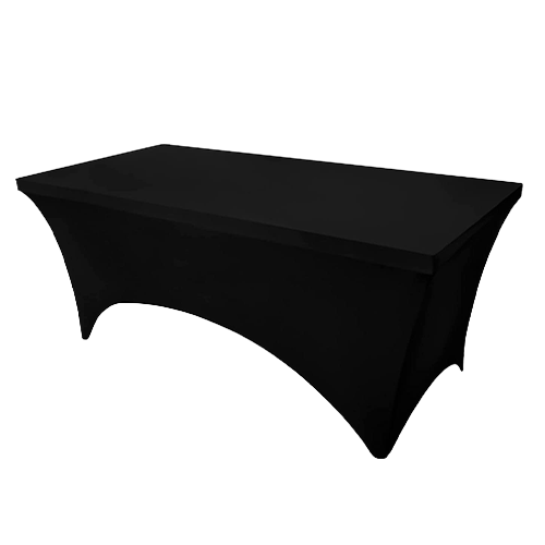 SMKBFTC – Black Fitted Tablecloth 4FT