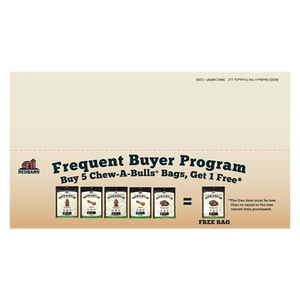 CAB Frequent Buyer Program - Shelf Talker -  SKU SMKCABFBP*