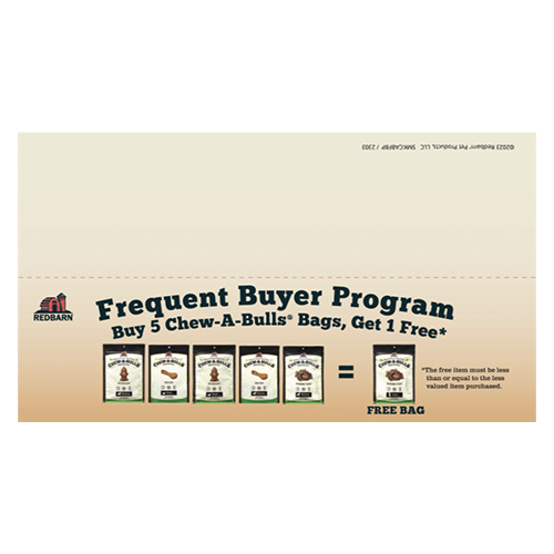CAB Frequent Buyer Program - Shelf Talker -  SKU SMKCABFBP*