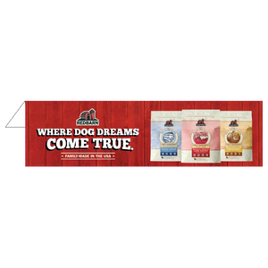 Kibble shelf talker - Whole Grain - SKU SMKDFKST