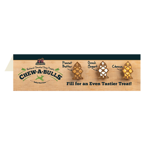 Chew-A-Bull SHELF TALKER - SKU SMKFCABT*